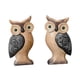 thumbnail image 3 of 2 Figuras de Madera de Búho, Colección de Estatuas, Regalo Decorativo, Obra de Arte, Adorno, Escultura Animal para Inauguración de La Casa, Oficina, S, 3 of 5