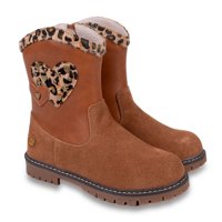 Pillin - Bota Niña Diseño Animal Print Café