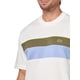 thumbnail image 3 of Camiseta Lacoste para hombre Colorblock, talla 3XL, color harina/oliva, 3 of 3