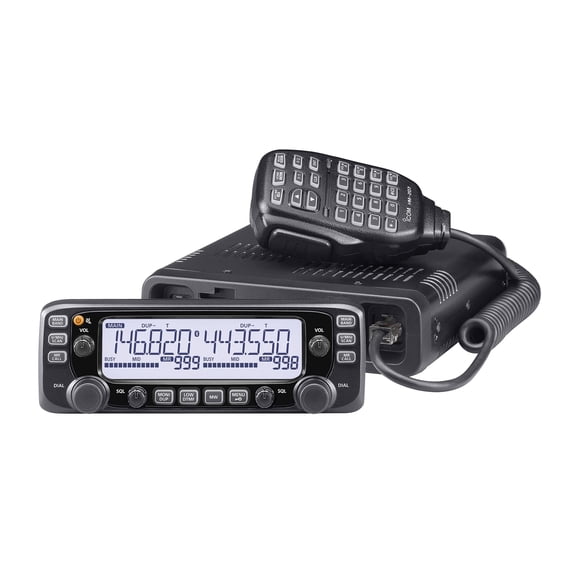 Radio móvil Icom IC-2730A de doble banda con salida VHF/UHF de 50 W