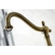 thumbnail image 5 of Grifo de cocina Kingston Brass Heritage de montaje en pared con rociador, 5 of 9
