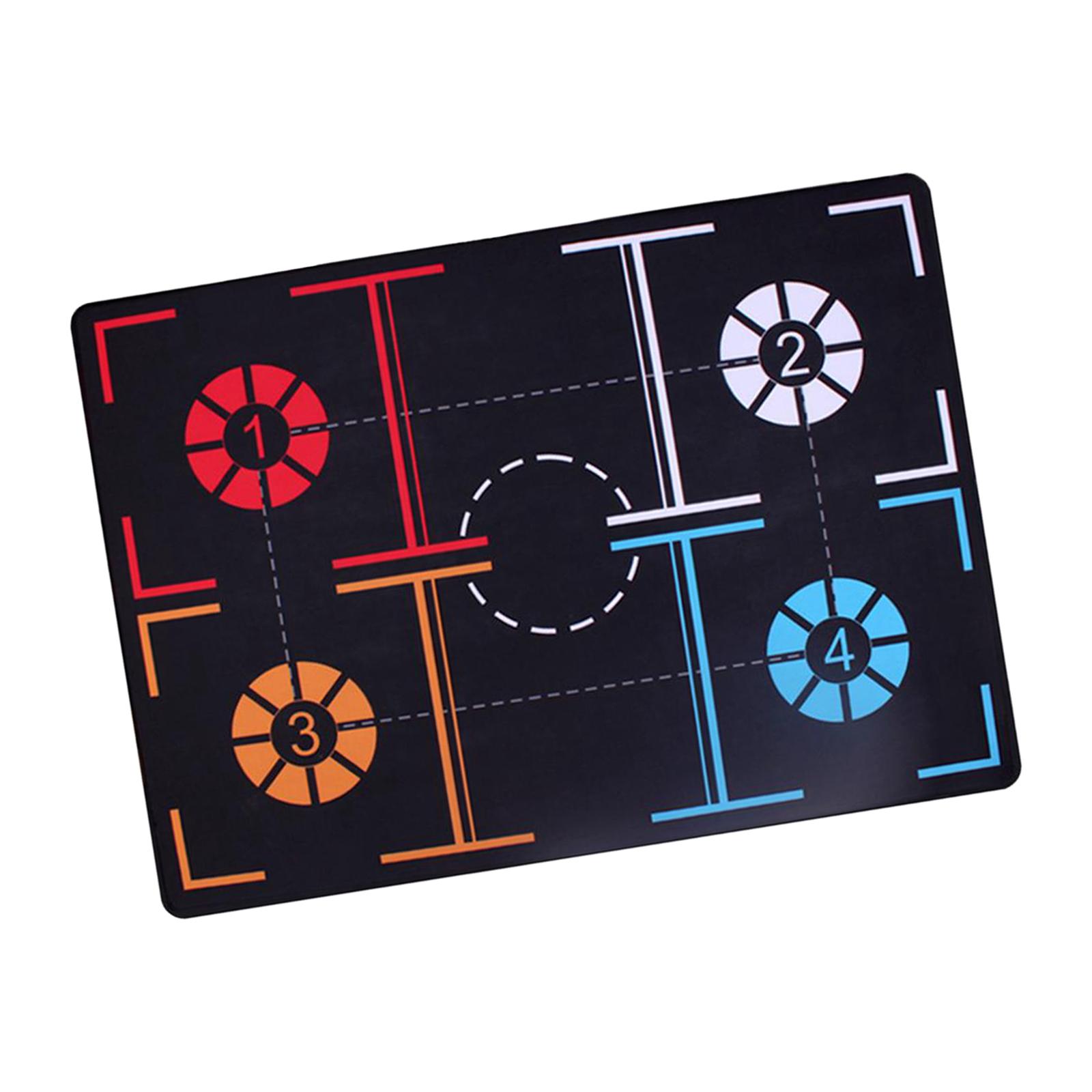 Ioensy - Colchoneta De Entrenamiento De Pasos De Baloncesto Equipo De Entrenamiento Deportivo Para Baloncesto 104,3 X 76,3 X 0,3 Cm