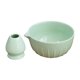 thumbnail image 4 of Cuenco Japonés Matcha Y Soporte Para Batidor, Accesorios De Té De Regalo Para Polvo Matcha, Verde Claro, 4 of 5