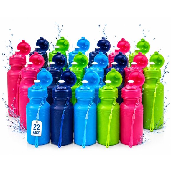 Botella 4E's Novelty 550 ml, pack de 22 colores neón