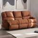 thumbnail image 2 of Bergere Perugia Reclinable 3 Cuerpos Cuero Kentucky Tabaco, 2 of 8