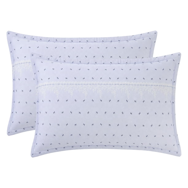 REGALWOVEN 2 Paquete de Fundas de Almohada de Algodón, Cierre de Sobre Suave y Fresco, Cubriendo Mujeres Hombres, Fundas de Almohada de Cama Color A Reina