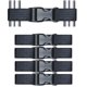 thumbnail image 1 of Candados de seguridad Vukgahao pack de 4 negro, instalación sencilla, 1 of 6