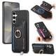 thumbnail image 1 of Funda Magnética para Samsung Galaxy S24 con Billetera y Anillo, Protector Resistente Negro, 1 of 5