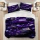 thumbnail image 1 of Amethyst Cluster Themed Bedding Set Duvet Cover and Pillowcase Set, 1 of 5