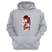 Genérico - Polerón Canguro Amy Winehouse Gris Claro Talla S Unisex