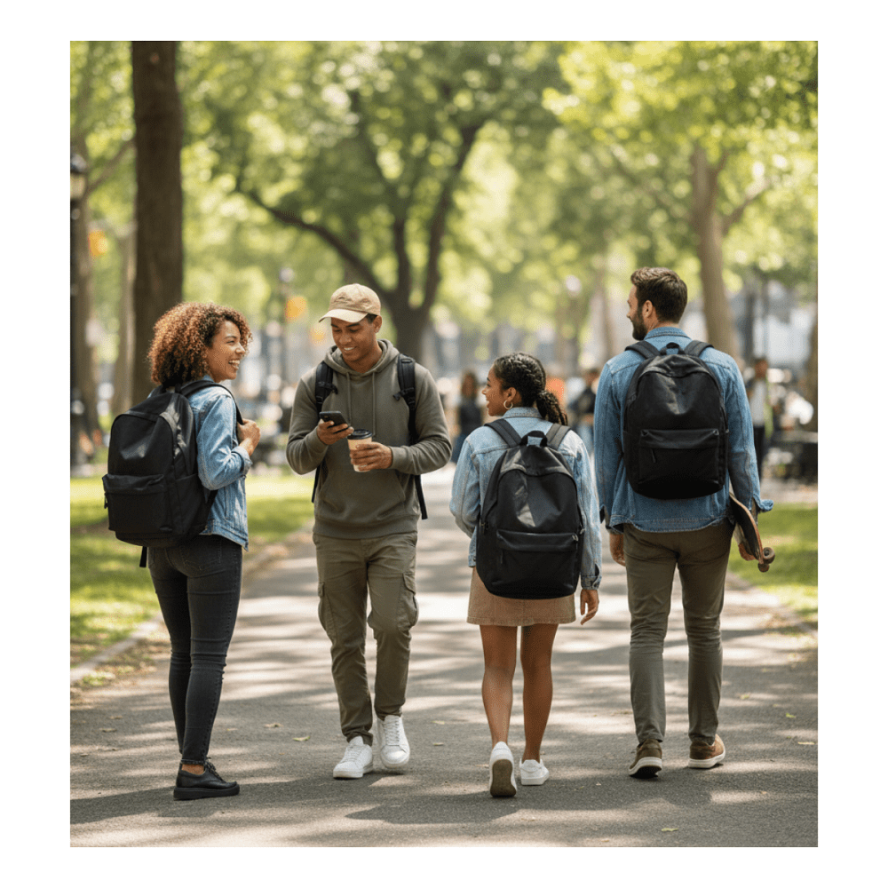 Genérico - Mochila Bolso Diario Estudiantil Escolar 20l