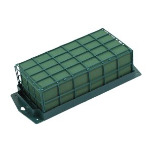 Magideal - Jaula De Espuma Floral Jaula De Flores Exhibición Versátil Suministros De Floristería Arreglos Florales Espuma De Flores Con Soporte Para Aniversario