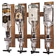 thumbnail image 5 of Dispensador De Licor De Pared Para 4 Botellas De Madera, 5 of 7
