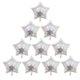 thumbnail image 3 of 10 Piezas Globos De Papel De Pentagrama Decoración De Fiesta De Cumplea?os De Boda 18 Pulgadas De Plata, 3 of 5