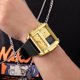 thumbnail image 3 of Reloj Deportivo Cuadrado Impermeable Dorado para Hombre Moda Correa de Acero Inoxidable Puntero Luminoso Relojes de Cuarzo Reloj Deportivo Reloj de Pulsera Deportivo, 3 of 9