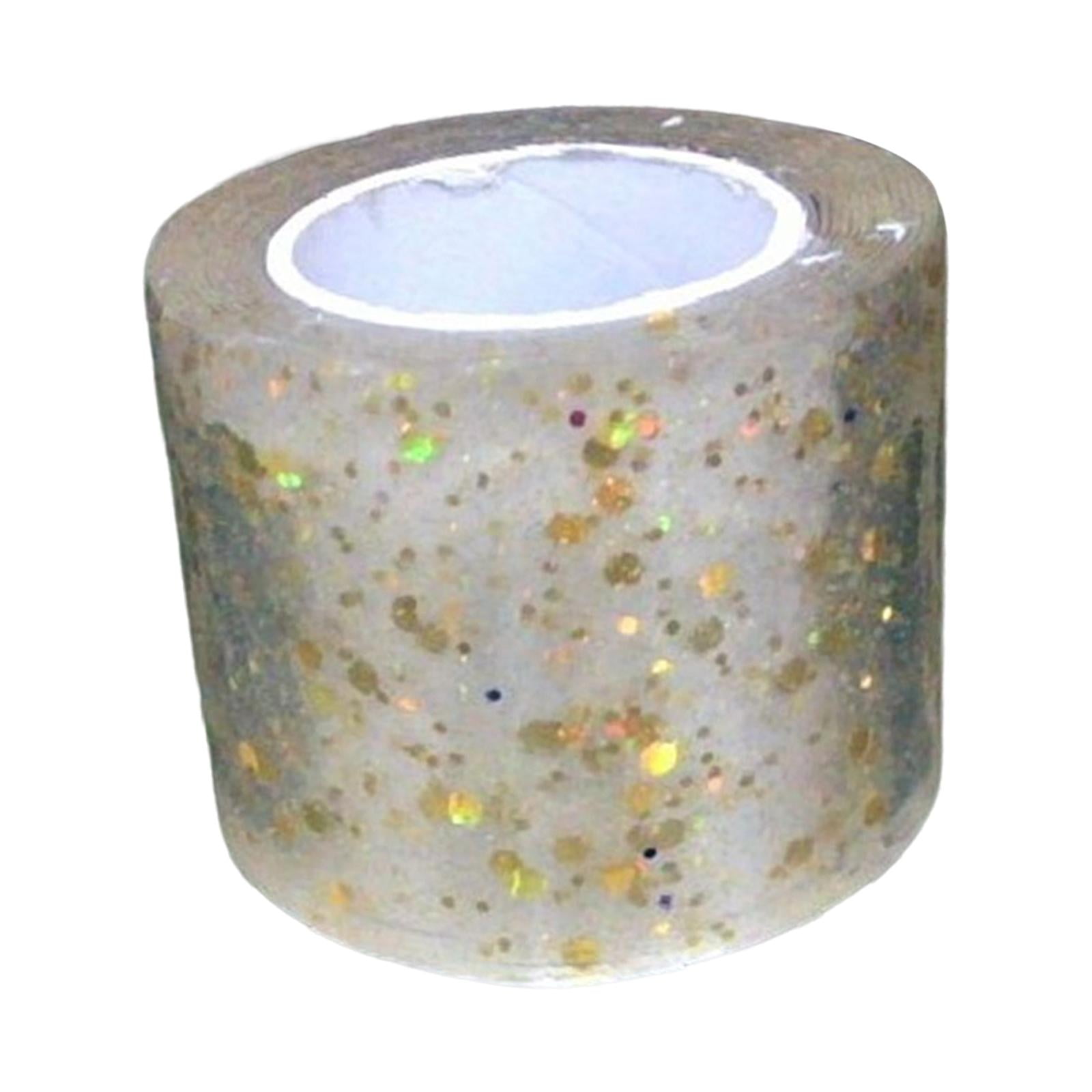Magideal - Nano Glitter Tape Cinta De Doble Cara Impermeable Juguete Educativo Cinta De Montaje Reutilizable Para El Hogar Bubble Blowing Bola Hecha A Mano , 0,7 Mm X 3 Cm X 2 M 07 Mm X 3 Cm X 2 M