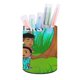thumbnail image 1 of Jools TV-theme Cylinder Pen Holder Pencil Organizer with Flannel Lining PVC Leather Material Cardboard Base for study work 10*8CM, 1 of 6