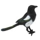 thumbnail image 2 of Pájaro de simulación de urraca, modelo de pájaro artificial, realista, pájaro artificial, estatua de pájaro, para jardín, accesorio de fotografía, cés, 2 of 5