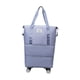 thumbnail image 5 of Bolsa De Lona Con Ruedas Para Ropa, Bolso De Mano Con Ruedas Para Exteriores, Deportes, Fitness, Azul Claro, 5 of 5