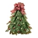 thumbnail image 5 of Corona De árbol De Navidad Para Puerta De Entrada, Adorno Colgante Para Habitación De Jardín Con Lazo A Cuadros, 5 of 5
