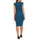 thumbnail image 3 of INSPIRE CHIC Vestido de Tubo para Mujer Regreso a Clases Atuendo de Maestra Vestido Profesional de Oficina sin Mangas Azul Lago XL, 3 of 6