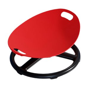 Magideal - Silla Giratoria Infantil Para Niños Con Base Antideslizante Y Asiento Sensorial Diseño Ergonómico Que Favorece La Coordinación Y El Equilibrio Corpora Rojo