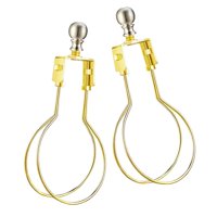 Ioensy - Juego De Adaptadores De Soporte De Arpa Para Pantalla De Lámpara Con Accesorios De Iluminación Diy Finales Aureate