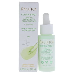 Pacifica - Clean Shot Vegano Aminoácido Por Ciento Complejo De Para Unisex - Suero