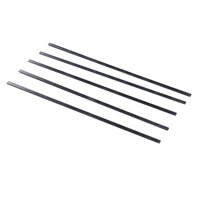 Magideal - Tiras De Fibra De Carbono De 5 Piezas, Resistencia A La Corrosión Resistencia Al Varillas De Fibra De Carbono De Baja Densidad Para Aviones , 1X4X400Mm