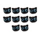 thumbnail image 2 of 10 Piezas De Cuentas De Cabeza De Gato, Cuentas De Gatito Para Pulseras, Adornos, Cuentas Negras Y Ojos Azules, 2 of 5