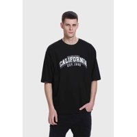 Fashionspark - Polera Hombre Print Negro - Vii