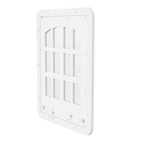 Magideal - Puerta Mosquitera Para Gatos, Puerta Corredera Para Mascotas Pequeñas Con Tornillos, Gatito Para Puertas Y Paredes, Fácil Instalación, Puerta Para , S Blanco