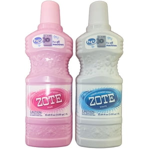 Genérico - Detergente Líquido Para Ropa Zote Pink & White, 1 L (Paquete De 2)