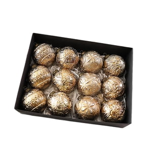 Bothyi - 12 Adornos Colgantes Para Árbol De Navidad De 8 Cm Para Jardín, Aniversario, Celebración, Café