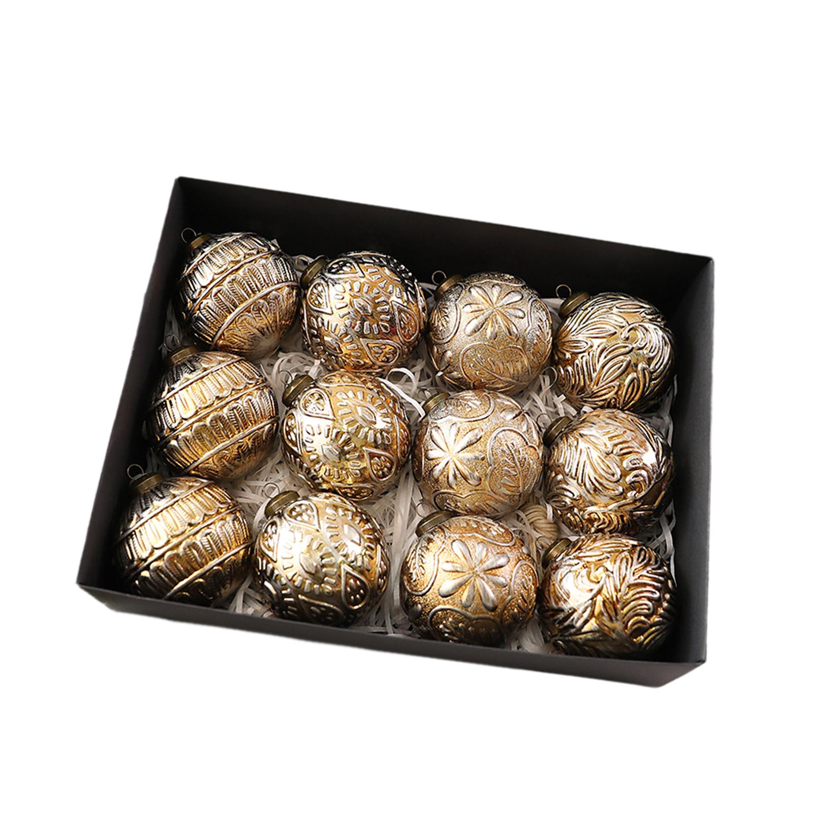 Bothyi - 12 Adornos Colgantes Para Árbol De Navidad De 8 Cm Para Jardín, Aniversario, Celebración, Café