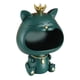 thumbnail image 3 of Cuenco Para Llaves, Escultura De Estatuilla De Gato De Resina, Cuenco De Animal De Boca Grande, Estatua De Gato De La Suerte Verde, 3 of 5