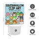thumbnail image 2 of Squishmallow / Squishmallow Luz nocturna LED con sensor de anochecer a amanecer para dormitorio, baño, pasillo, escaleras - Lámpara LED nocturna de enchufe, 0.5W - 1 pieza, 2 of 6