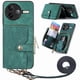 thumbnail image 1 of Funda Tipo Cartera con Correa Cruzada para Xiaomi Poco F7 Pro Protección Contra Golpes Verde, 1 of 4