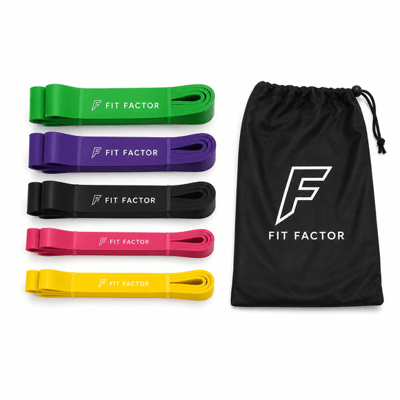 Set 5 Bandas Elásticas Resistencia De Ejercicio Fitfactor