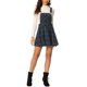 thumbnail image 2 of INSPIRE CHIC Vestido Pichi de Mujer con Tirantes Ajustables y Estampado de Cuadros, Falda Suspensoria XL Azul Oscuro, 2 of 6