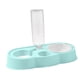 thumbnail image 3 of Cuenco Para Mascotas Con Dispensador De Agua, Comedero Para Mascotas, Fácil De Limpiar, Para Perros Medianos Y Pequeños, Color Azul Claro, 3 of 5