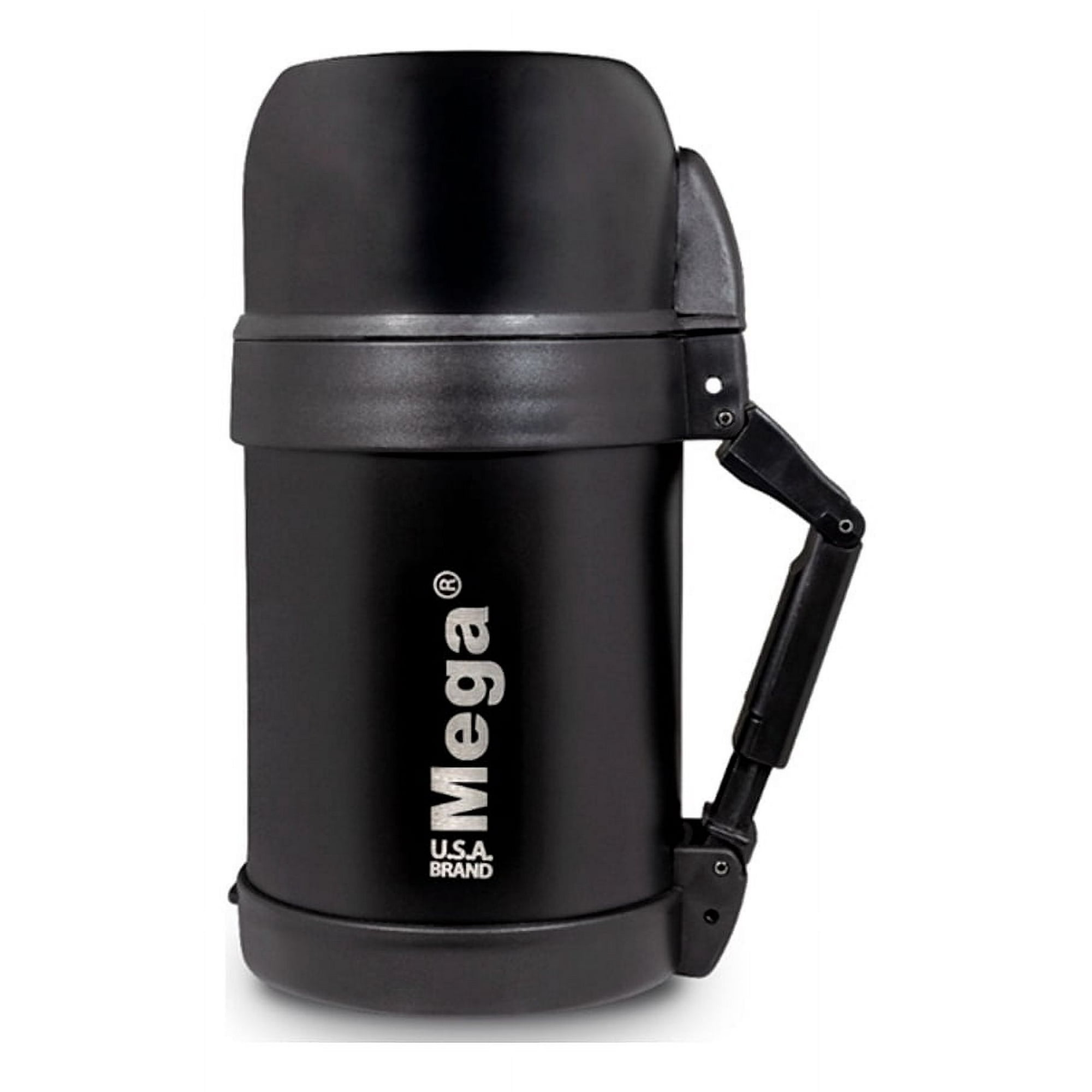 Disparo - Termo De Comida Multiproposito De Acero 0,8 Litros Negro