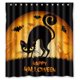 thumbnail image 1 of Cortina de ducha de Halloween con ganchos, tamaño 66 x 72 pulgadas, 1 of 3
