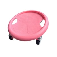 Ioensy - Rodillo De Ejercicio Abdominal Deslizador De Músculo Abdominal Disco De Tablero Abdominal Tranquilo Rosa