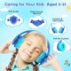 thumbnail image 4 of Auriculares inalámbricos para niños Candy Bila CB01 con micrófono, 94 dB, azul, 4 of 7