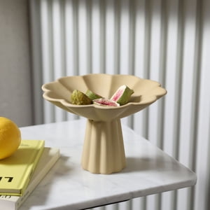 Santú Home & Deco - Frutero Elevado Luna Beige