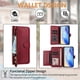 thumbnail image 4 of Funda tipo libro para OPPO A57e 4G con bolsillo con cremallera, cierre magnético, 7 ranuras para tarjetas y correa para la muñeca., 4 of 6