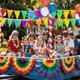 thumbnail image 2 of Guirnalda Banderines LOLStar Rainbow 198 ft 120 pz Aluminio, 2 of 3