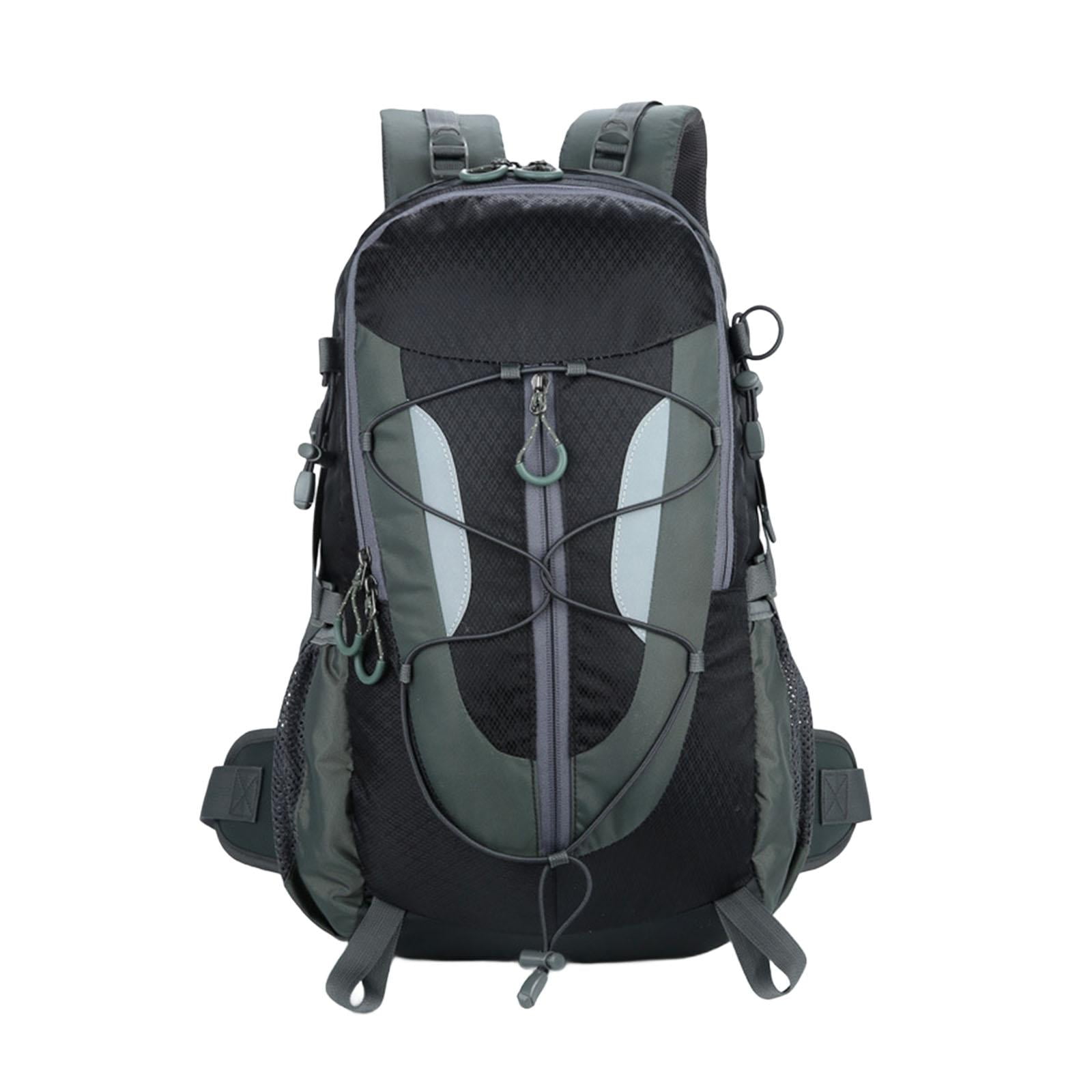 Ioensy - Mochila De Senderismo Mochila Grande Para Computadora Portátil 30l Para Correr Caza Montañismo Negro