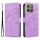 thumbnail image 1 of Funda tipo cartera con tapa para Motorola Edge 70 5G con tarjetero, soporte y cubierta magnética Morado, 1 of 5